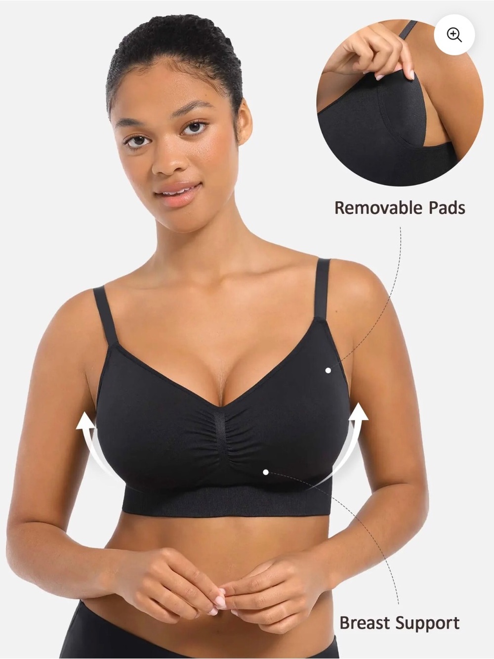 Feelingirl Everyday Smooth Contour Seamless Black & Mocha Brown Sizes-XL/XXL NWT